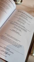 original MS Europa Menu im Europa Restaurant