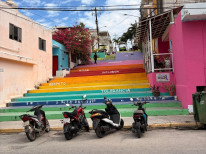 original Bunte Treppe