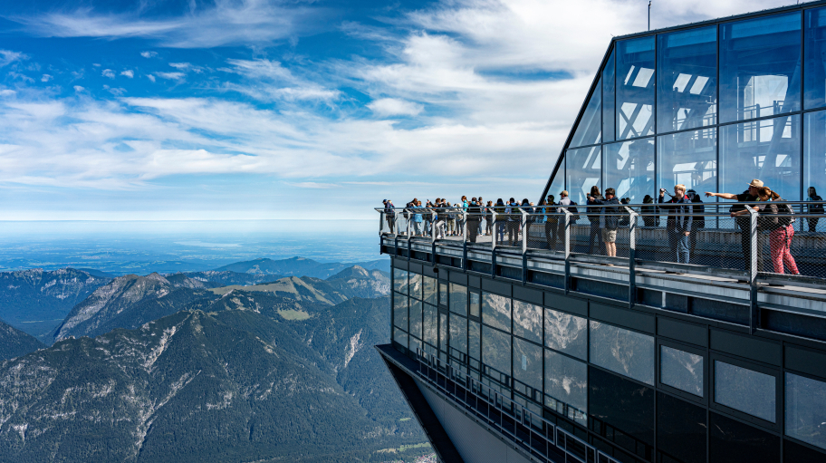 Aussicht Zugspitze