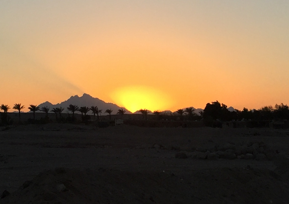 Sonnenuntergang Wueste