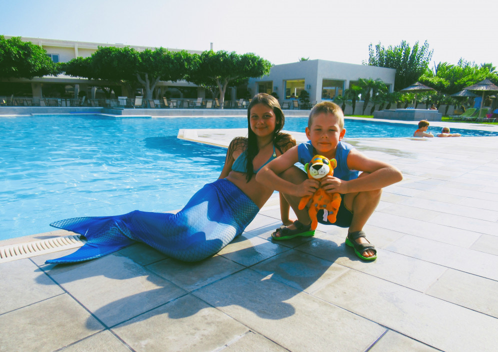 Bild von Familienurlaub in den Sommerferien auf der griechischen Insel Kos