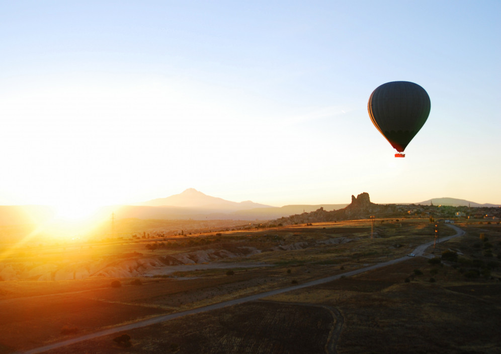 Bild von Kappadokien aus dem Heißluftballon
